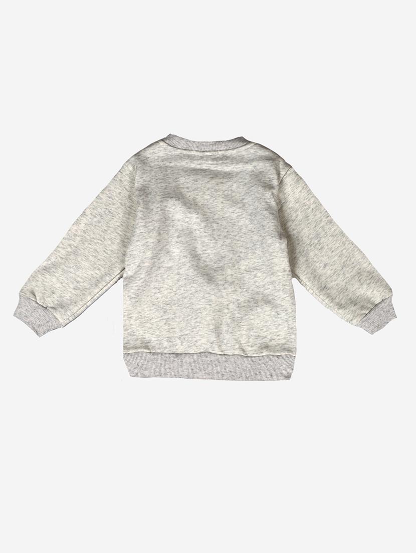 white cotton fleece sweatshirt - 17466107 - Zoom Image - 2