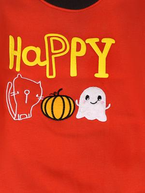 orange cotton fleece sweatshirt - 17466115 - Standard Image - 3