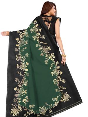 floral banarasi saree with blouse - 17466504 - Standard Image - 2