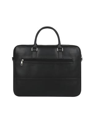 black leatherette (pu) regular laptop bag - 17466795 - Standard Image - 2