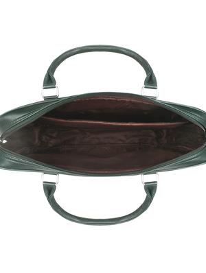 green leatherette (pu) regular laptop bag - 17466797 - Standard Image - 3