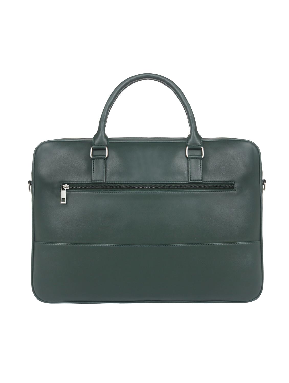 green leatherette (pu) regular laptop bag - 17466797 - Zoom Image - 2