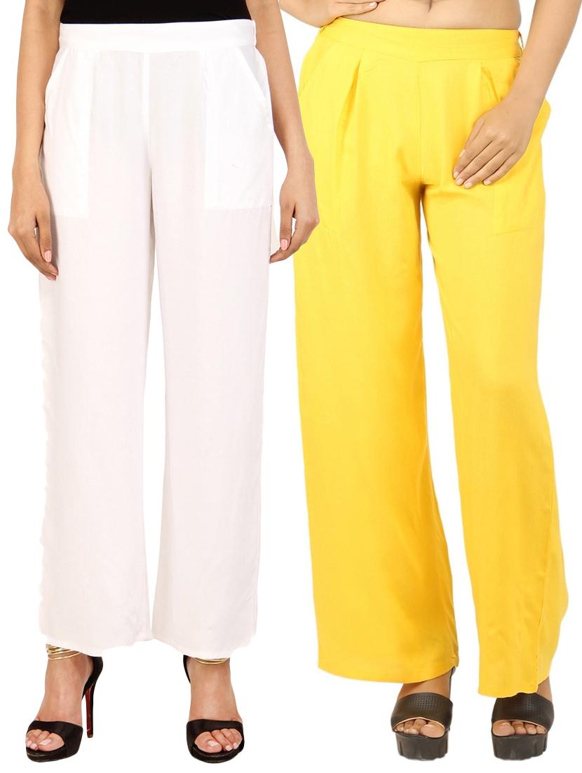 set of 2 solid palazzo - 17466820 - Zoom Image - 1