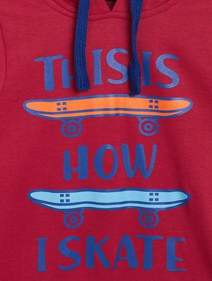 red fleece sweatshirt - 17466846 - Standard Image - 3