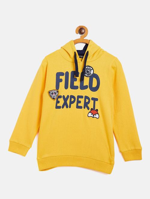 yellow fleece sweatshirt - 17466848 - Standard Image - 1