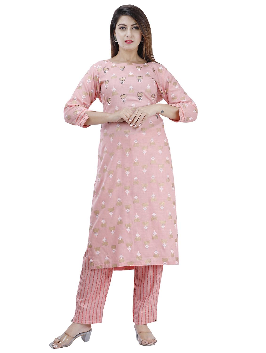 printed kurta pant set - 17466882 - Zoom Image - 1