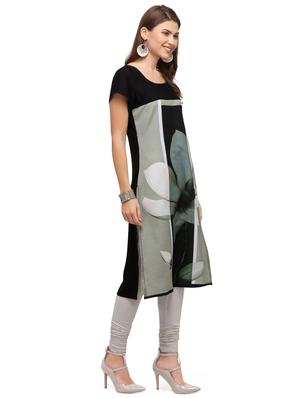 multi colored rayon solid kurti - 17466922 - Standard Image - 2