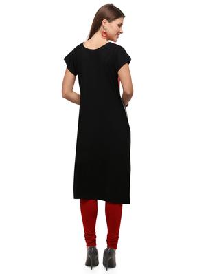 multi colored rayon solid kurti - 17466926 - Standard Image - 3