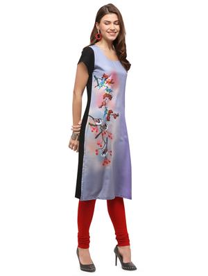 multi colored rayon solid kurti - 17466928 - Standard Image - 2