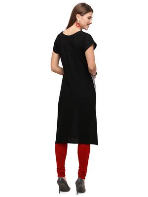 multi colored rayon solid kurti - 17466928 - Standard Image - 3