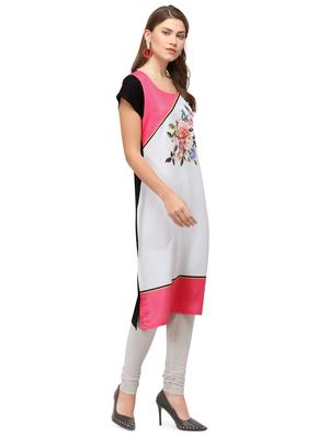 multi colored rayon solid kurti - 17466930 - Standard Image - 2
