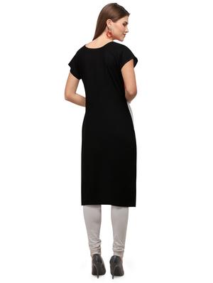 multi colored rayon solid kurti - 17466930 - Standard Image - 3