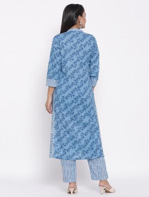floral kurta pant set - 17467096 - Standard Image - 3