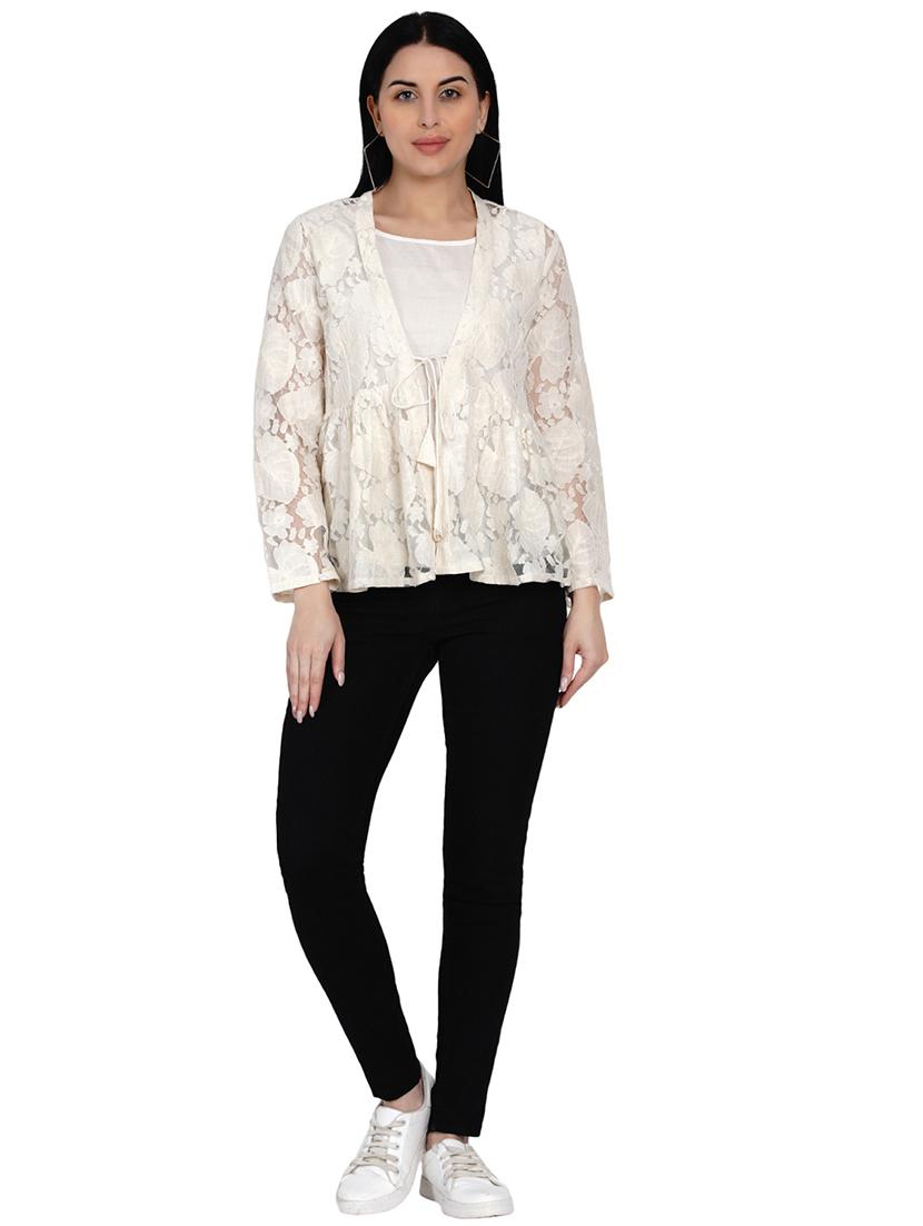 tie front solid top - 17467176 - Zoom Image - 4