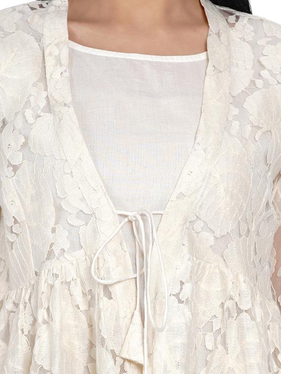 tie front solid top - 17467176 - Zoom Image - 5