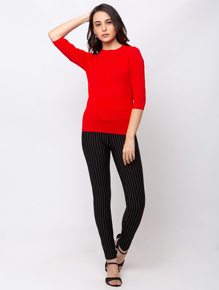 high rise striped jegging - 17467220 - Zoom Image - 4