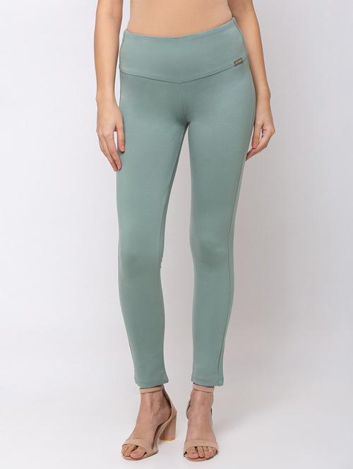 high rise solid jegging - 17467228 - Standard Image - 1