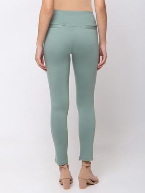 high rise solid jegging - 17467228 - Standard Image - 3