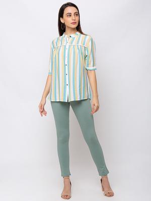 high rise solid jegging - 17467228 - Standard Image - 4