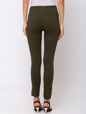 high rise solid jegging - 17467231 - Standard Image - 3