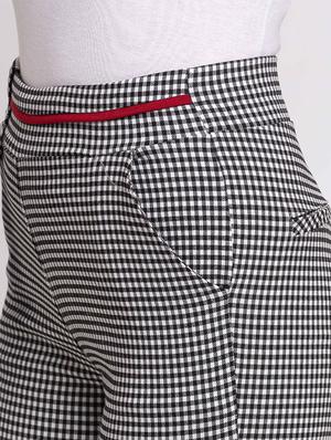high rise checkered jegging - 17467236 - Standard Image - 5