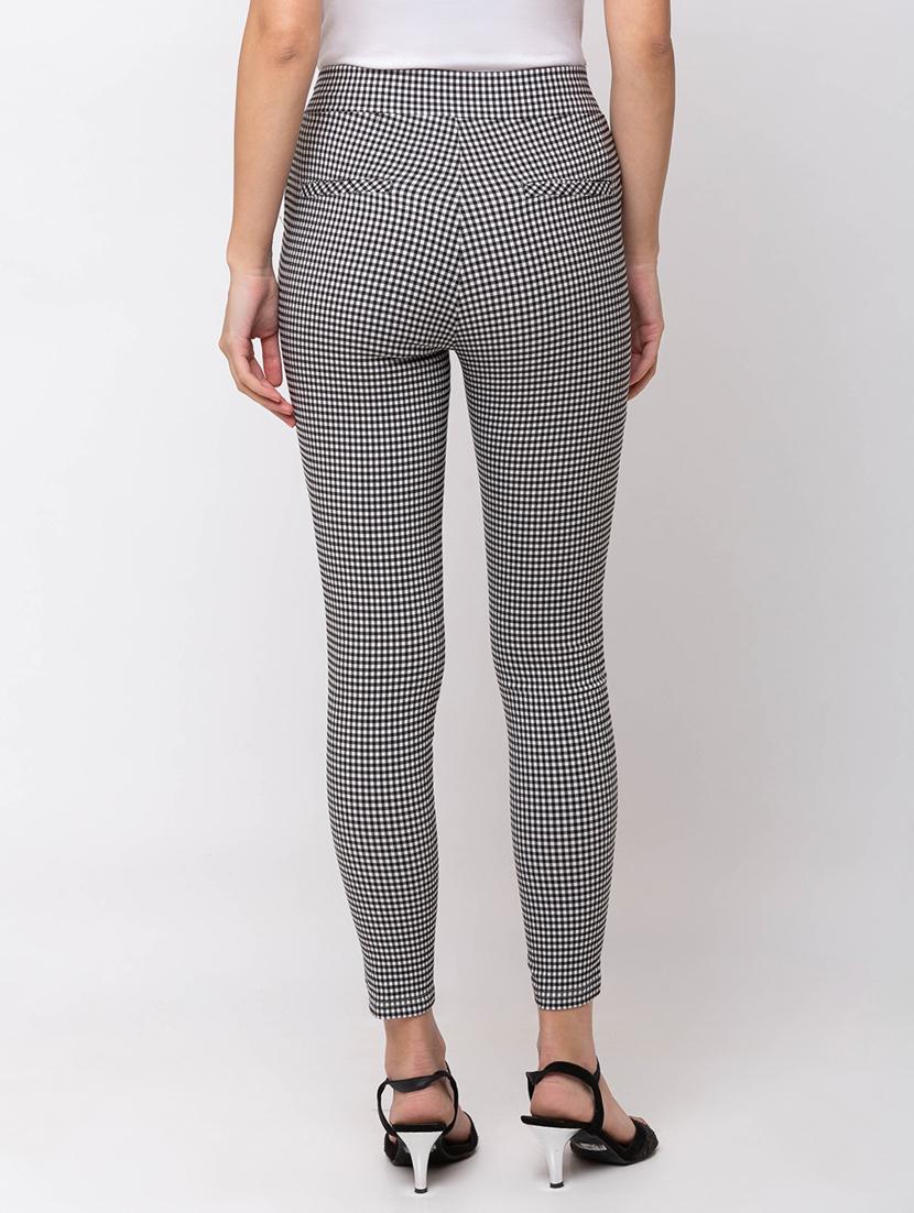 high rise checkered jegging - 17467236 - Zoom Image - 3