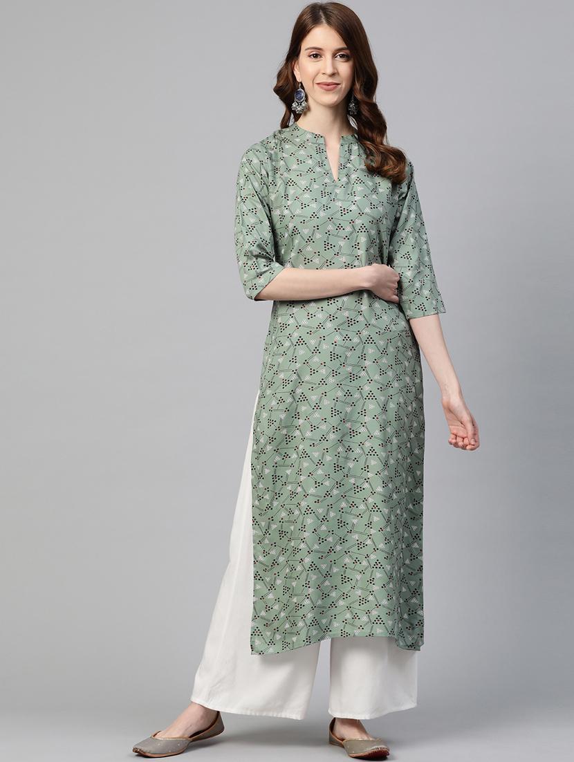 abstract straight kurta - 17467251 - Zoom Image - 1