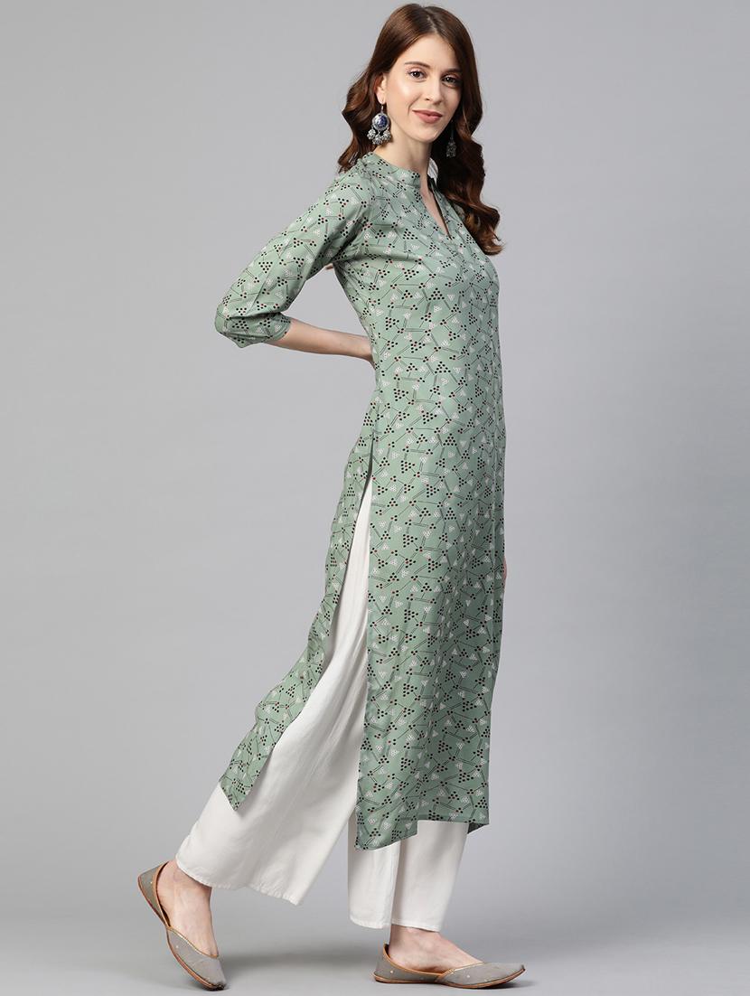 abstract straight kurta - 17467251 - Zoom Image - 2