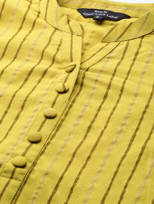 striped straight kurta - 17467255 - Standard Image - 5
