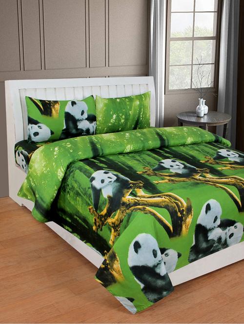 galce cotton double bedsheet with 2 pillow covers - 17467336 - Standard Image - 1