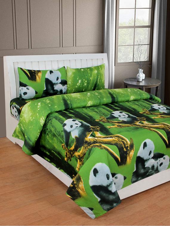 galce cotton double bedsheet with 2 pillow covers - 17467336 - Zoom Image - 1
