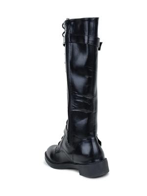black synthetic calf boots - 17467412 - Standard Image - 3