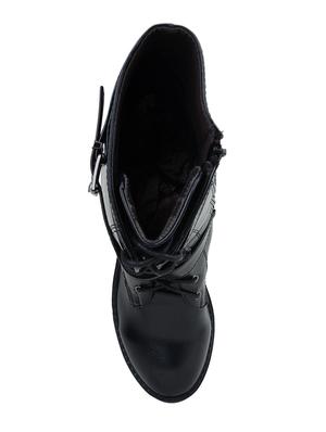 black synthetic calf boots - 17467412 - Standard Image - 4