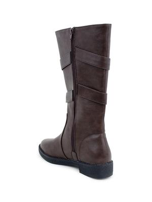 black synthetic calf boots - 17467413 - Standard Image - 3
