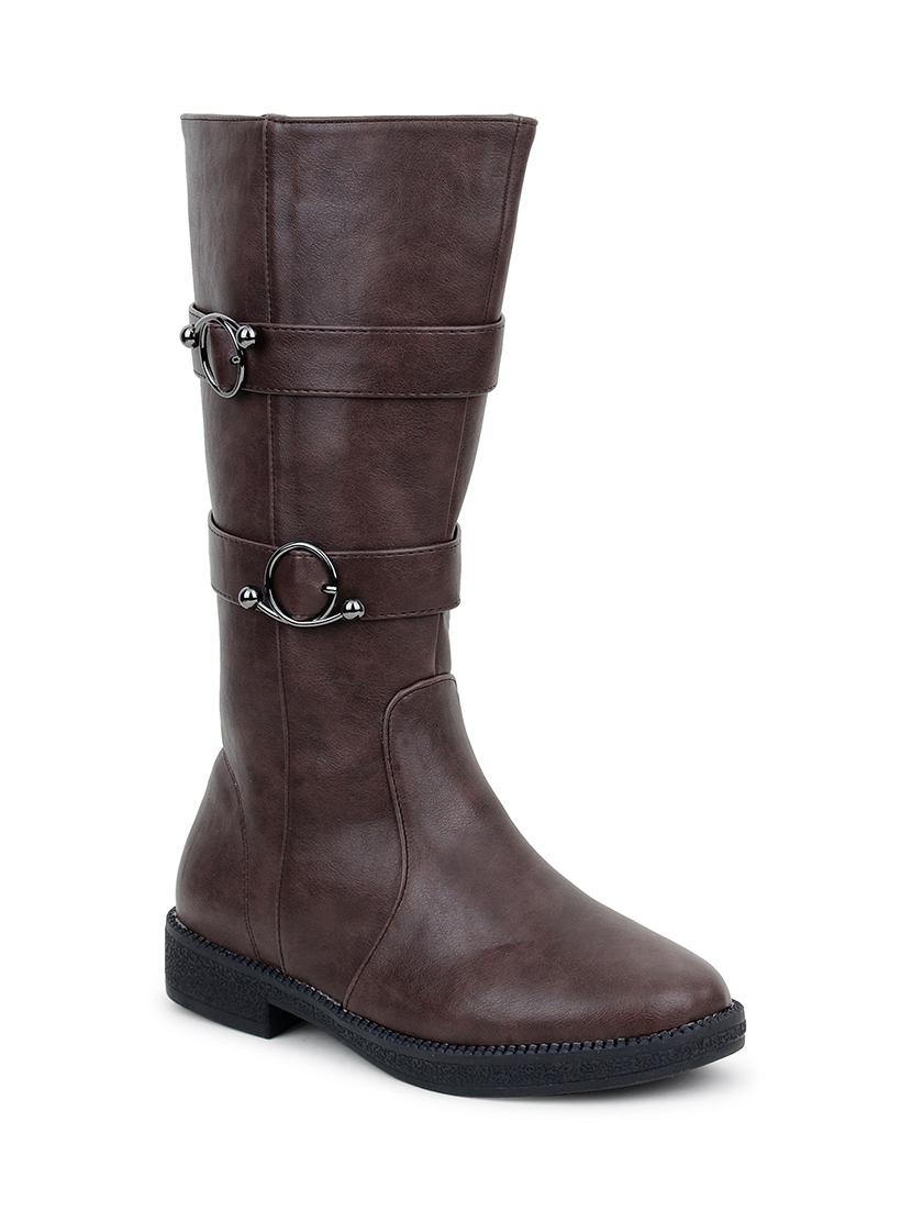 black synthetic calf boots - 17467413 - Zoom Image - 1