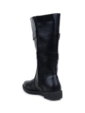black synthetic calf boots - 17467414 - Standard Image - 3