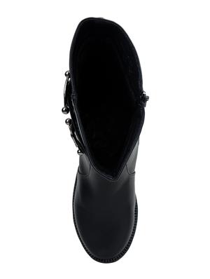 black synthetic calf boots - 17467414 - Standard Image - 4