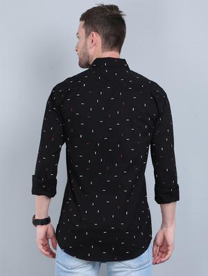 black printed casual shirt - 17467572 - Standard Image - 3