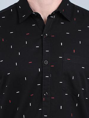 black printed casual shirt - 17467572 - Standard Image - 5