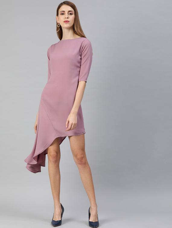 lavender asymmetric dress - 17467628 - Zoom Image - 1