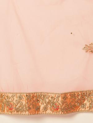 embroidered flared lehenga - 17467799 - Standard Image - 3