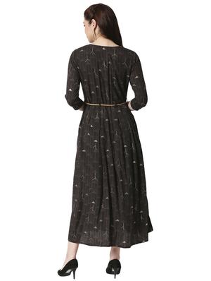 printed a-line kurta - 17468322 - Standard Image - 3