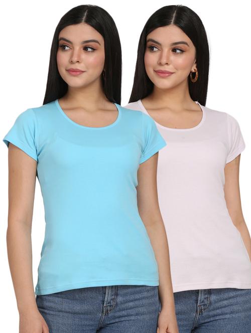 set of 2 solid tee - 17468369 - Standard Image - 1
