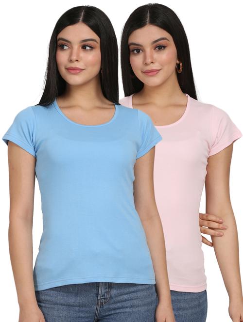 set of 2 solid tee - 17468373 - Standard Image - 1