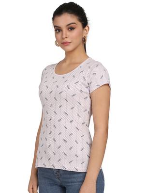 round neck printed tee - 17468375 - Standard Image - 2