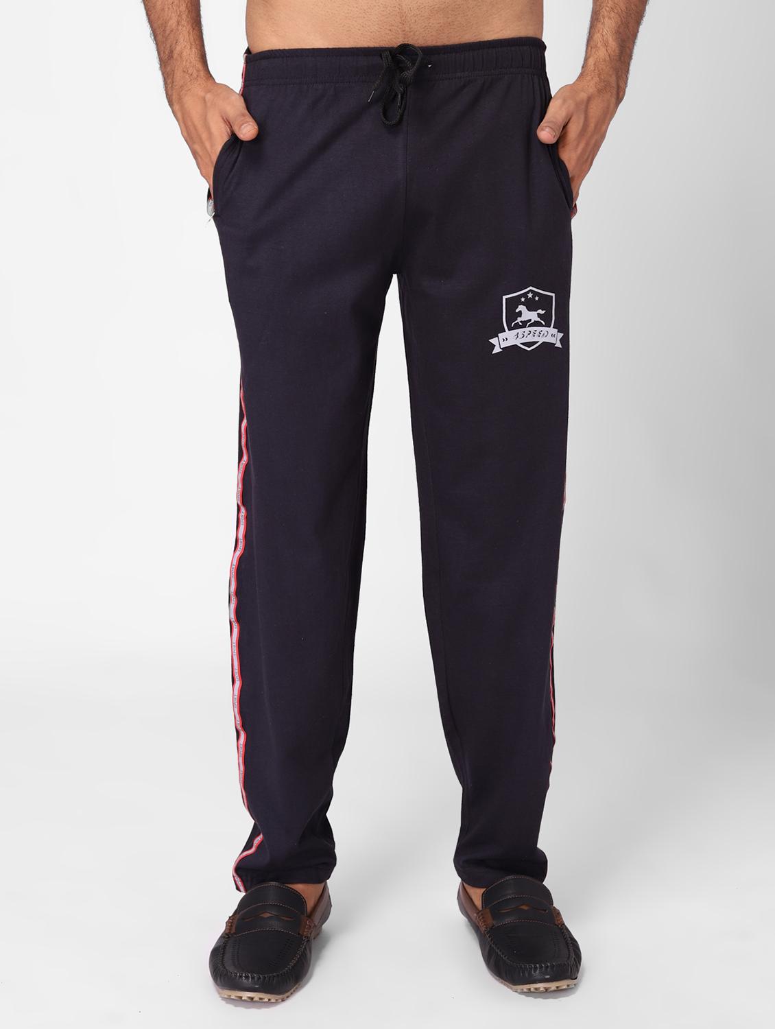 black side striped track pants - 17468510 - Zoom Image - 1