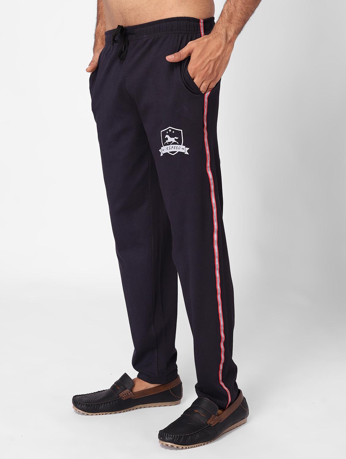black side striped track pants - 17468510 - Zoom Image - 2