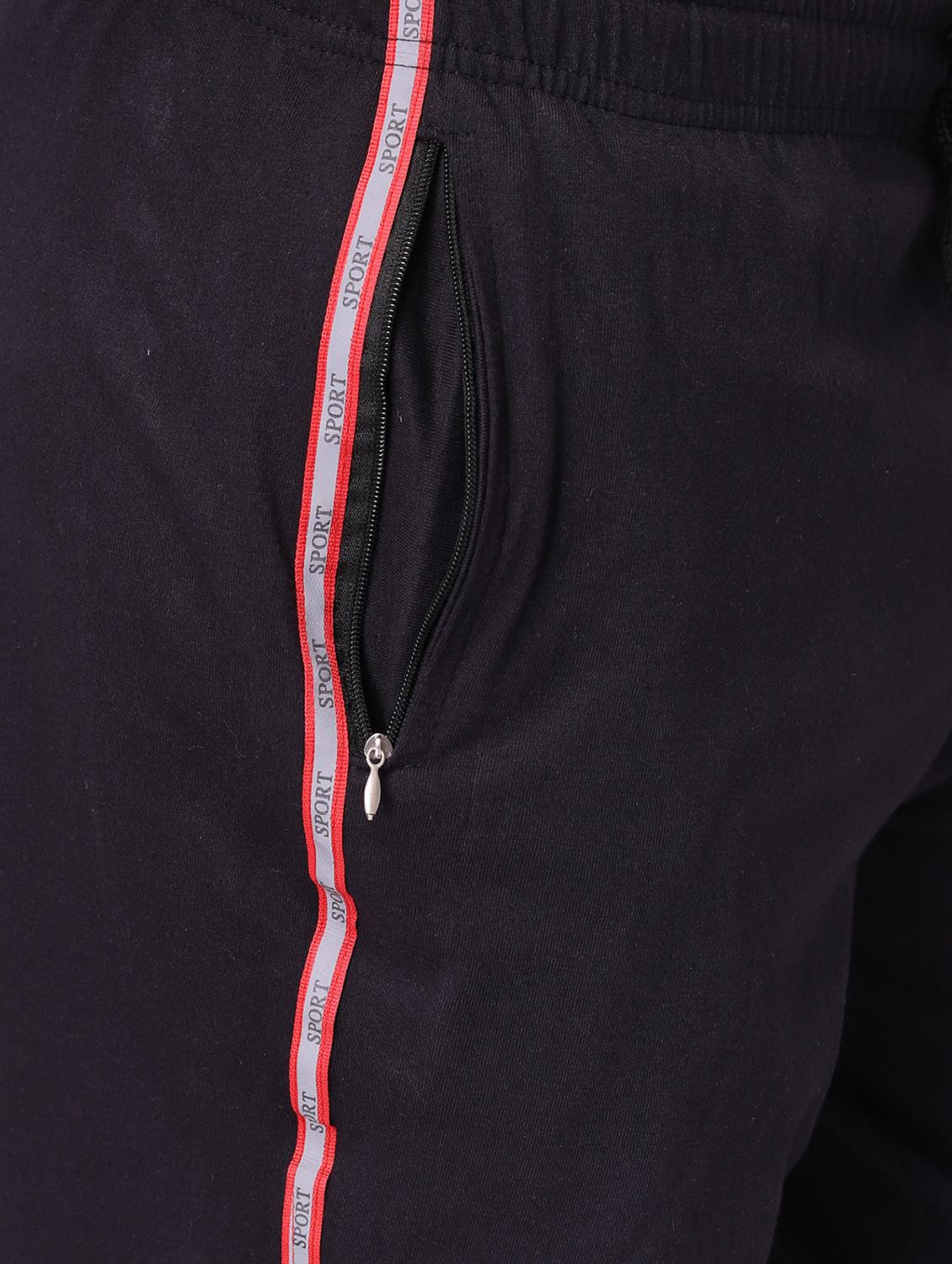 black side striped track pants - 17468510 - Zoom Image - 5