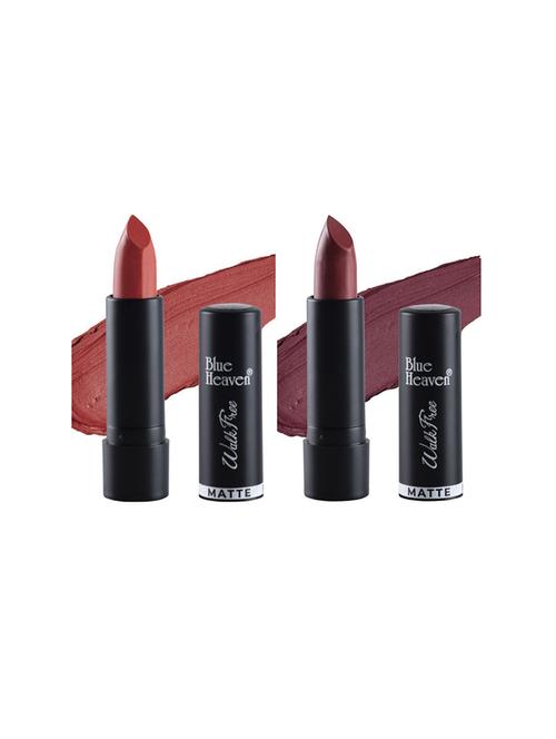 blue heaven pack of 2 walkfree matte lipsticks (inflamed orange & cherry me) - 17468516 - Standard Image - 1