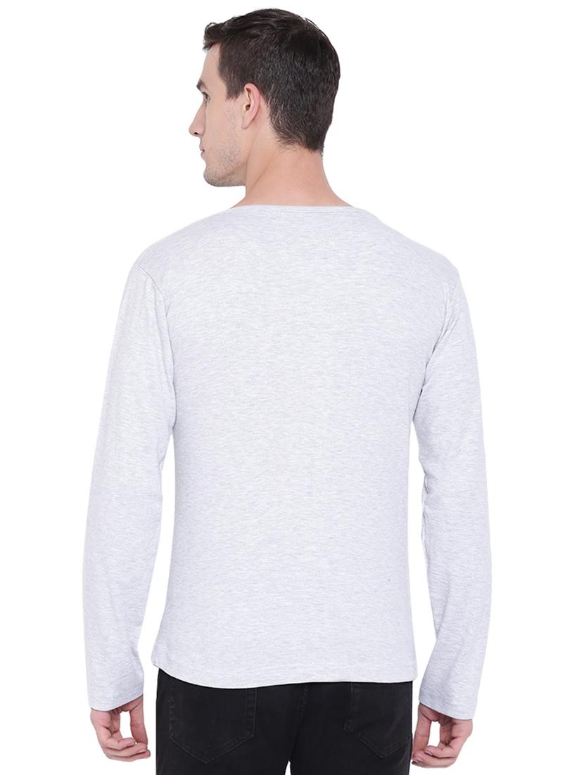 grey striped cut & sew t-shirt - 17468527 - Zoom Image - 3